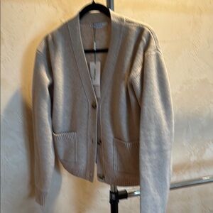 Thakoon cropped wool cardigan NWT size XL